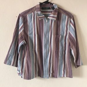 Crop zipper Indy blouse